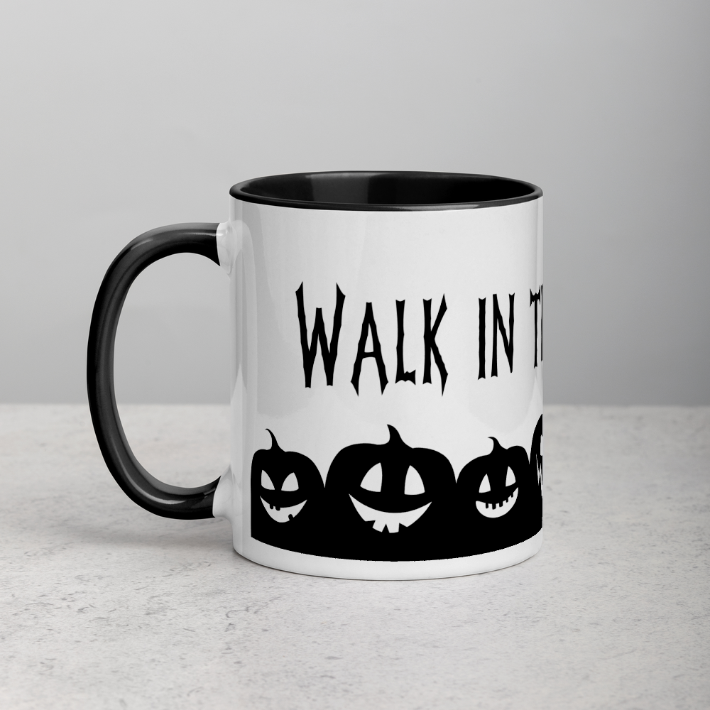 Black Pumpkin Coffee Mug with WITS Logo